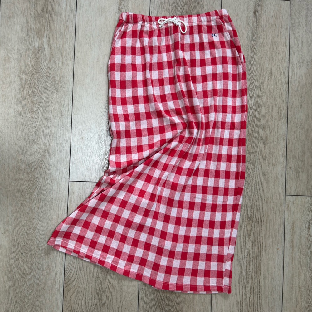 Bobo Choses soft jersey midi skirt.